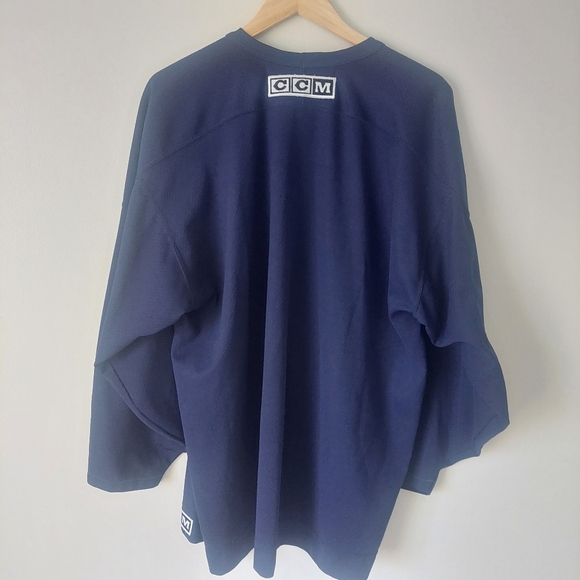 CCM Oilers Jersey, Official Licensed NHL Center Ice, Blank Back, Size XL - Picture 8 of 14